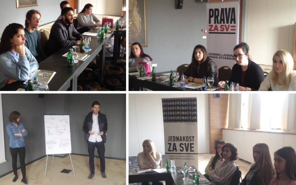 Workshop for young people, students and CSO activists on the topic of discrimination